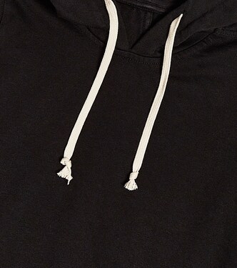 Felpa in jersey di cotone con cappuccio | Rick Owens Kids
