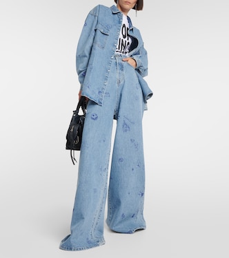 Bedrucktes Jeanshemd | Vetements