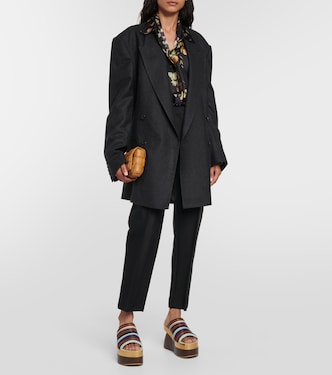 Double-breasted wool blazer | Dries Van Noten