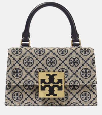 Sac T Monogram Mini en jacquard | Tory Burch