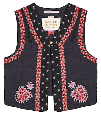 Chaleco de algodón bordado | Scotch & Soda Kids