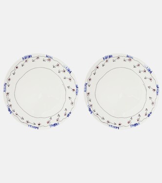 x Marni - Set di 2 piatti piani Anemone Milk | Serax