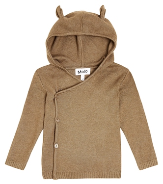 Baby - Cardigan Bobby in cotone e lana | Molo