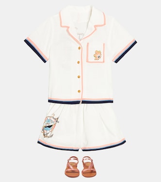 Camisa Alight de algodón | Zimmermann Kids