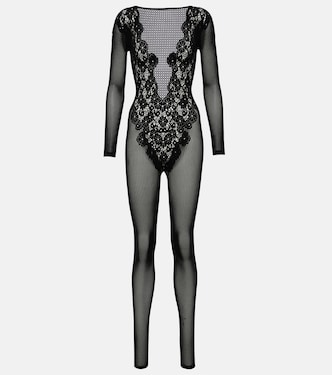 Floral lace jumpsuit | Wolford