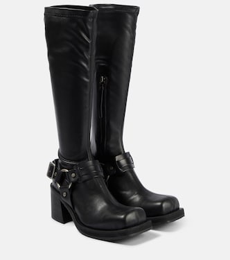 Botas altas de piel con plataforma | Acne Studios
