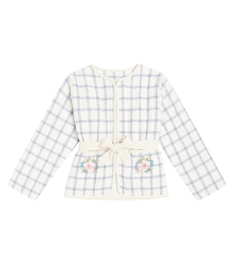 Chaqueta Teliani a cuadros bordada | Louise Misha