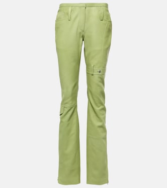 Pantalon cargo Lipper en cuir | Acne Studios