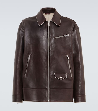 Bikerjacke aus Leder | Gucci