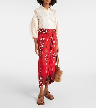 Blusa in popeline di misto cotone | Johanna Ortiz
