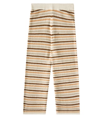 Pantalones anchos de algodón a rayas | Rylee + Cru