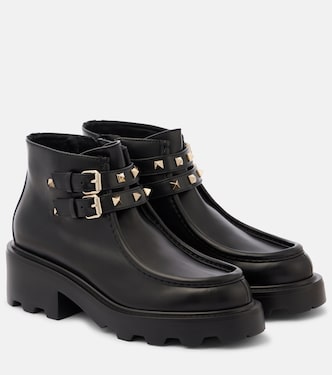 Botines Rockstud de piel | Valentino Garavani