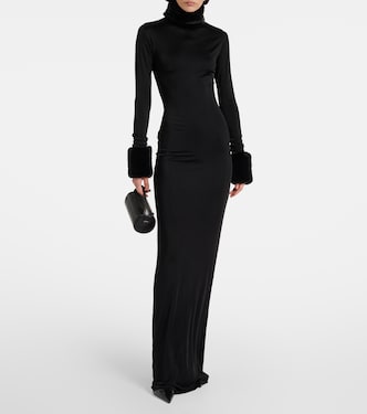 Robe longue Priscilla en soie mélangée | The New Arrivals Ilkyaz Ozel
