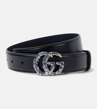 Cintura GG Marmont Double G in pelle  | Gucci