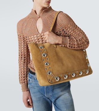 Cabas Nellcôte Large en daim | Valentino Garavani