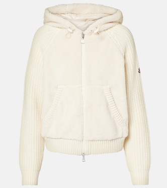 Wool and teddy cardigan | Moncler