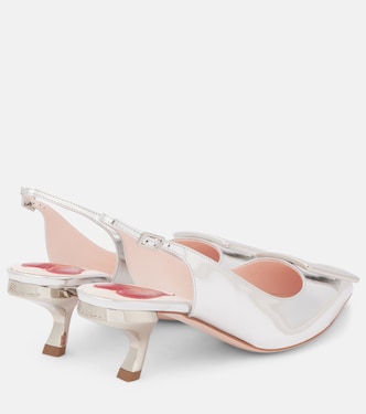 Pumps slingback Virgule 55 in pelle | Roger Vivier