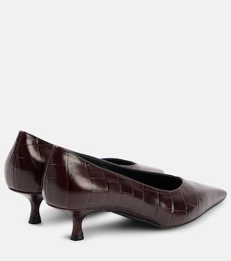 Escarpins 50 en cuir embossé | Victoria Beckham