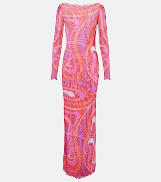 Marmo semi-sheer maxi dress | Pucci