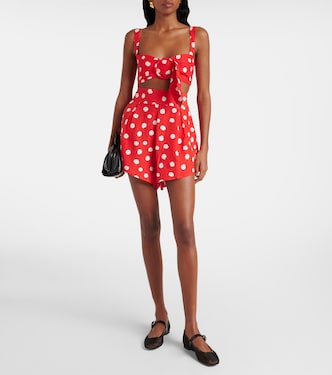 Weite High-Rise Shorts | Adriana Degreas