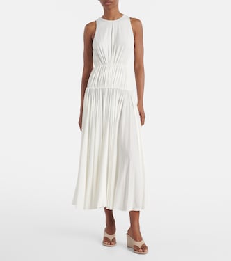 Gathered jersey maxi dress | Alaïa