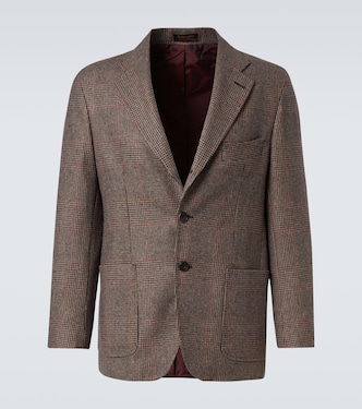Blazer en laine à carreaux | Rubinacci