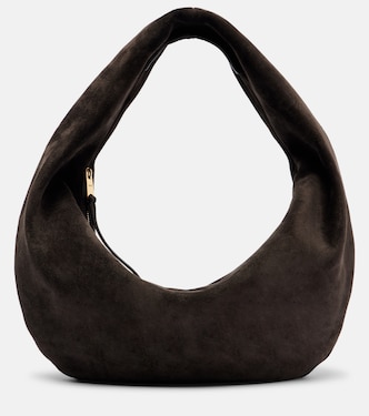 Olivia Medium suede shoulder bag | Khaite