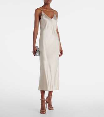 Silk satin slip dress | Joseph