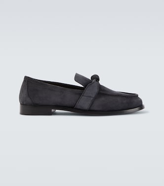 Astaire Knot suede loafers | Bottega Veneta