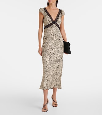 Iggy embroidered midi dress | Rixo