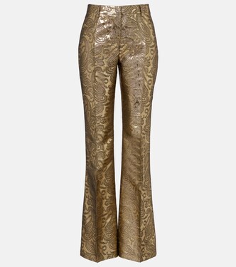 Paisley brocade flared pants | Etro