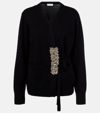 Cardigan aus Kaschmir mit Kristallen | Dries Van Noten