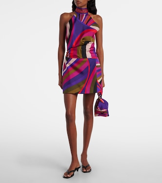 Iride silk wrap skirt | Pucci