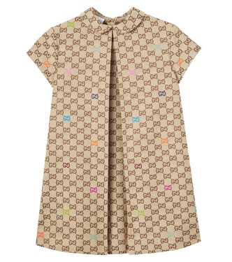 GG cotton-blend dress | Gucci Kids