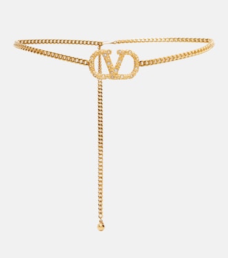 VLogo crystal-embellished belt | Valentino