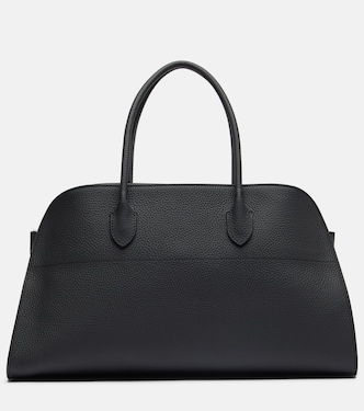 Margaux East-West leather tote bag | The Row