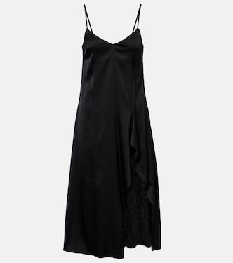 Slipdress aus Satin mit Spitze | Acne Studios
