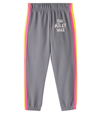 Bestickte Jogginghose aus Baumwoll-Jersey | Mini Rodini