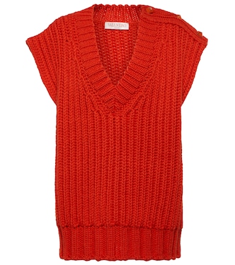 Wool-blend sweater vest | Valentino