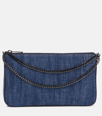 Loubila denim clutch | Christian Louboutin