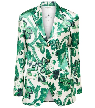 Paisley single-breasted blazer | Etro