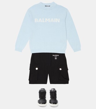Pullover aus Wolle und Kaschmir | Balmain Kids