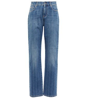 Embellished cropped jeans | Stella McCartney