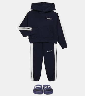 Logo track cotton sweatpants | Palm Angels Kids