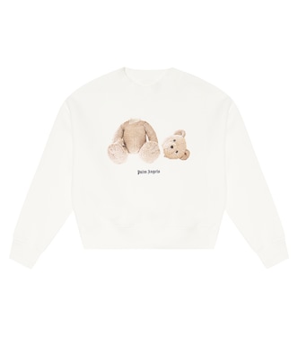 Bear cotton-blend sweatshirt | Palm Angels Kids
