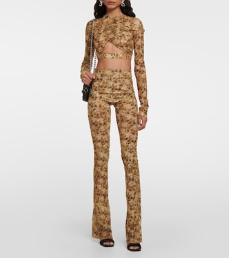 Legging évasé à fleurs | KNWLS