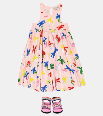 Bedrucktes Kleid aus Baumwolle | Stella McCartney Kids