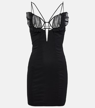 Frill-trimmed minidress | Nensi Dojaka