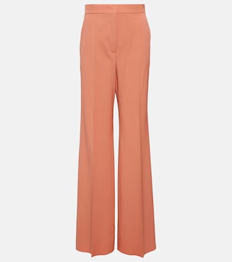 Pantalon plissé ample Golf en laine mélangée | Max Mara