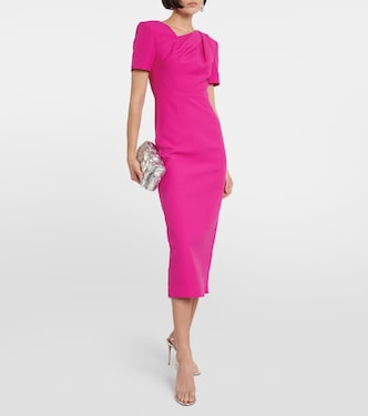 Wool and silk midi dress | Roland Mouret